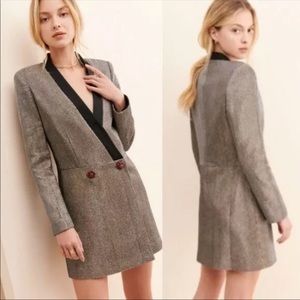 Bronx and banco gold blazer dress size small